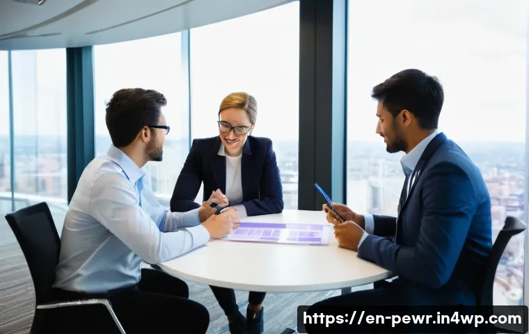 ESS 구축을 위한 프로젝트 관리 팁 - **Prompt 1: Collaborative Strategic Planning Session**
    "A diverse group of five professionals (t...