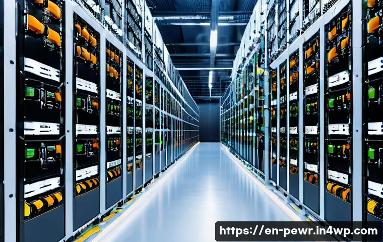 ESS의 설계 및 구현 방법 - **Prompt:** "A brightly lit, modern energy storage facility interior. In the foreground, a series of...